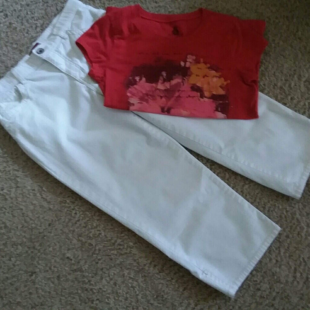 Merona White stretch jeans